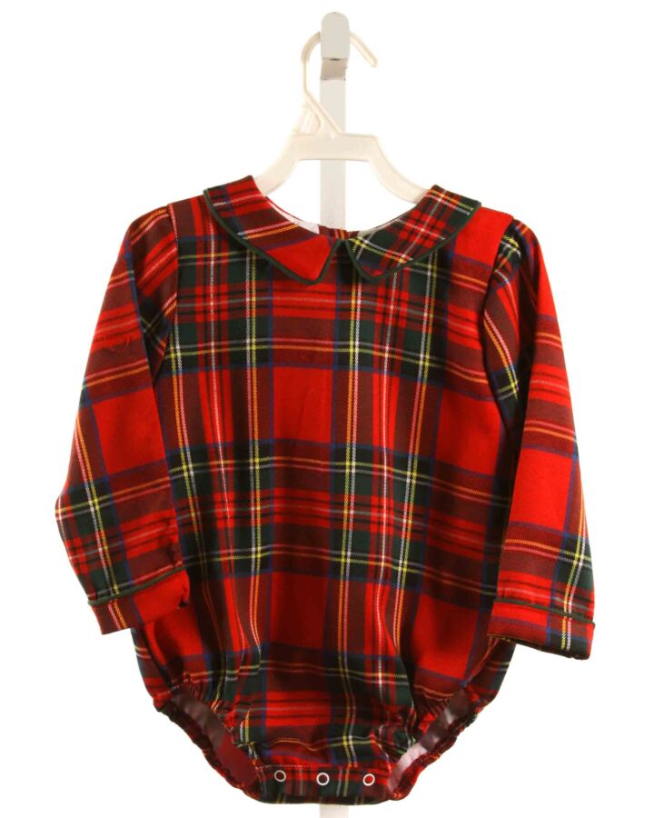 THE OAKS APPAREL   RED  PLAID  BUBBLE