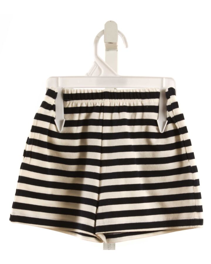 THE OAKS APPAREL   BLUE KNIT STRIPED  SHORTS