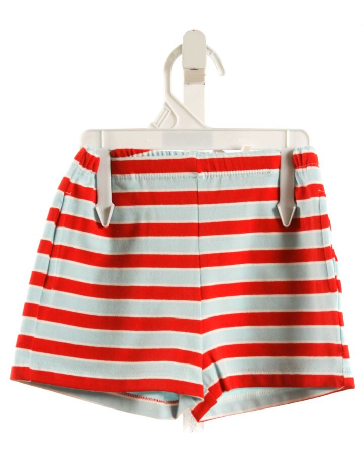THE OAKS APPAREL   BLUE KNIT STRIPED  SHORTS