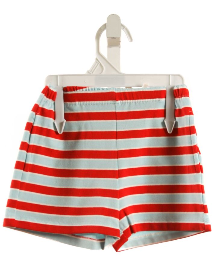 THE OAKS APPAREL   BLUE KNIT STRIPED  SHORTS