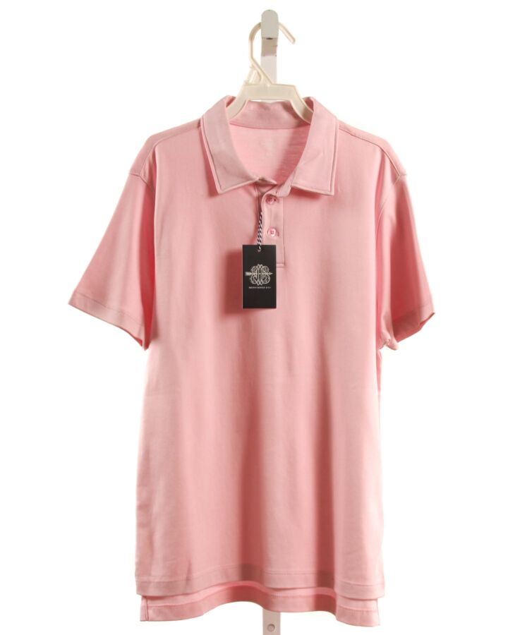BROWN BOWEN & COMPANY  PINK    KNIT SS SHIRT