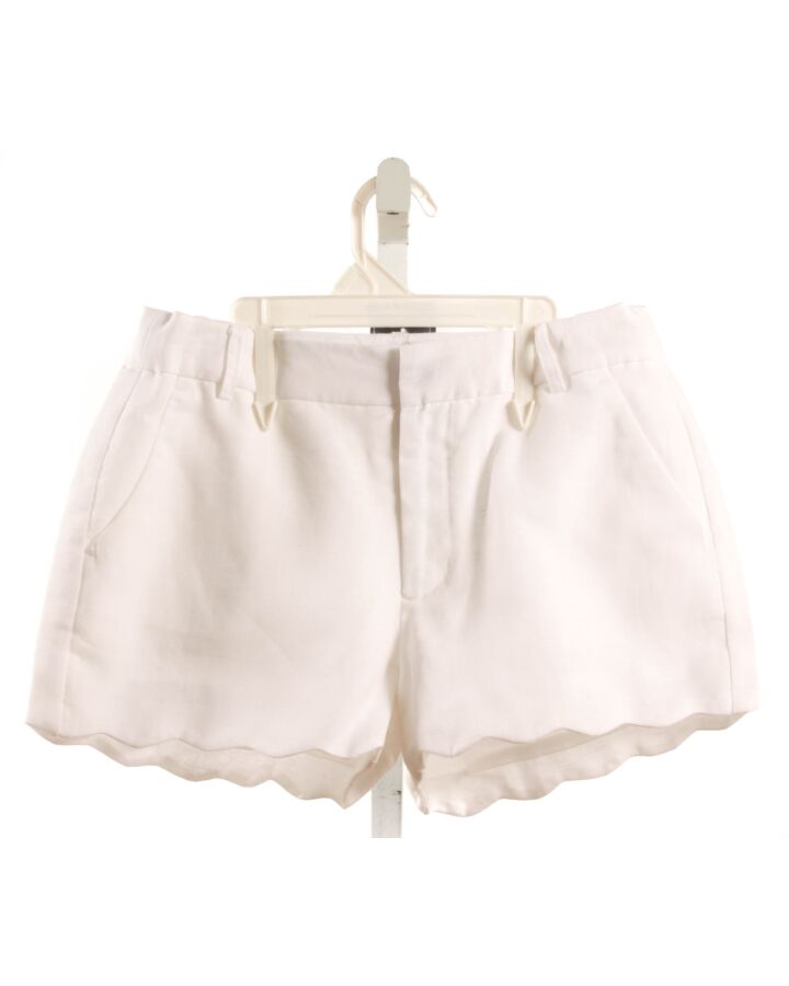 BROWN BOWEN & COMPANY  WHITE LINEN   SHORTS