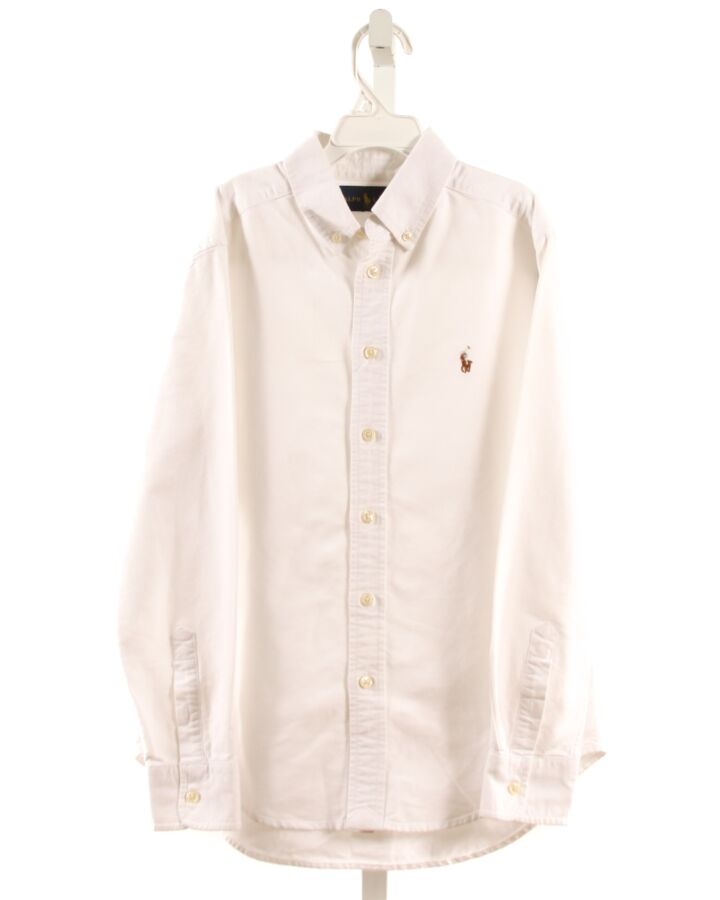 RALPH LAUREN  WHITE    DRESS SHIRT