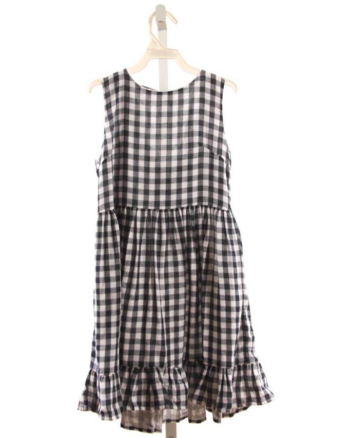 GABBY  NAVY  GINGHAM  DRESS