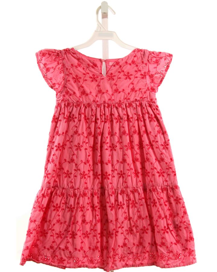 BISBY BY LITTLE ENGLISH  HOT PINK EYELET   DRESS