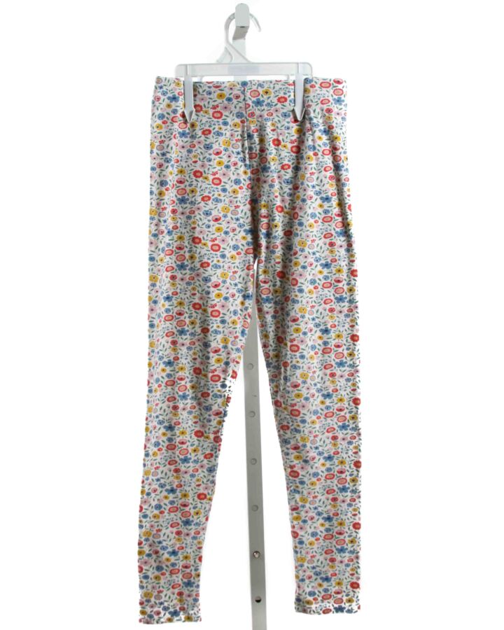 MINI BODEN  WHITE  FLORAL  LEGGINGS