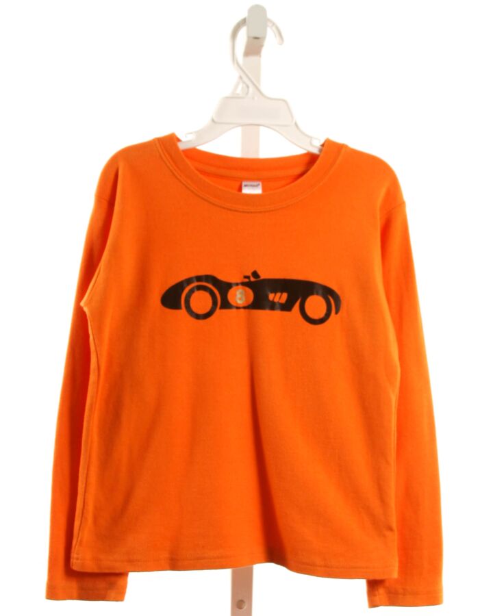 MONAG  ORANGE   PRINTED DESIGN KNIT LS SHIRT