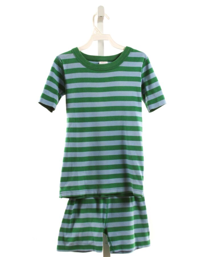 HANNA ANDERSSON  GREEN KNIT STRIPED  LOUNGEWEAR