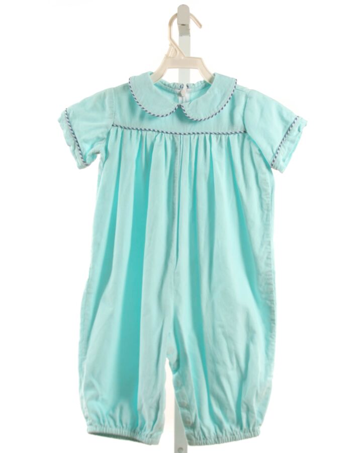 RED BEANS  AQUA CORDUROY   ROMPER