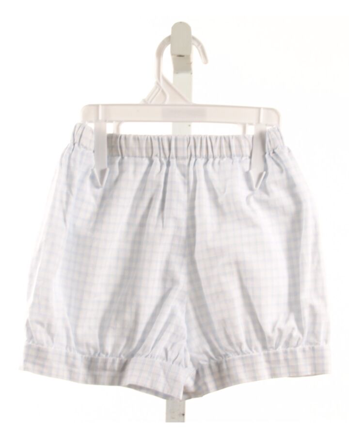 CHARLOTTE PROPER  LT BLUE  WINDOWPANE  SHORTS