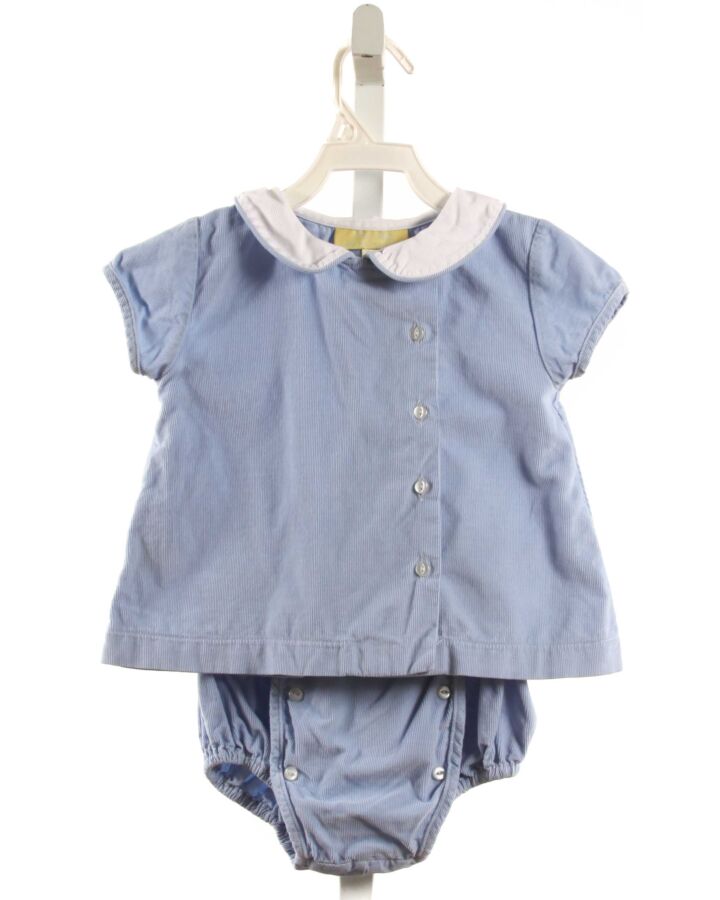 PIXIE LILY  BLUE CORDUROY   2-PIECE OUTFIT