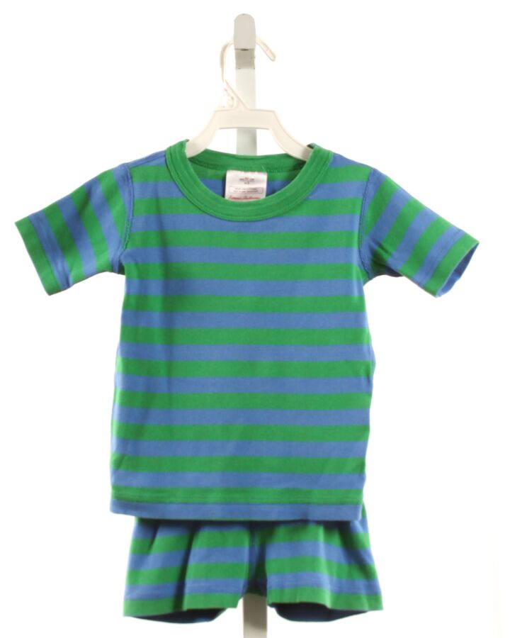 HANNA ANDERSSON  GREEN  STRIPED  LOUNGEWEAR