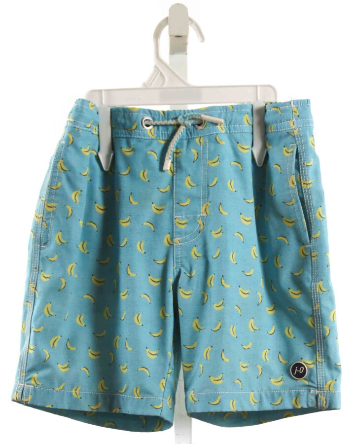 JOHNNIE-O  AQUA  PRINT  SWIM TRUNKS