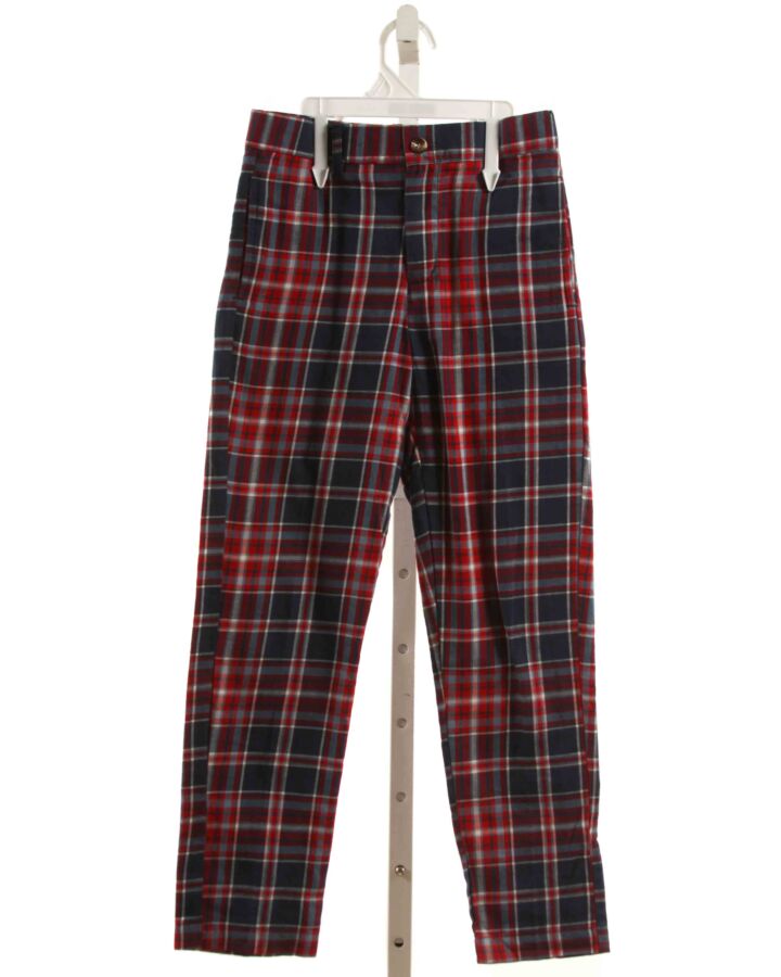 BELLA BLISS  NAVY  PLAID  PANTS