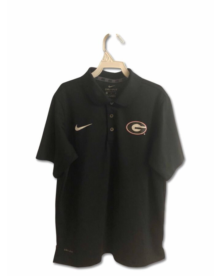 NIKE  BLACK    KNIT SS SHIRT