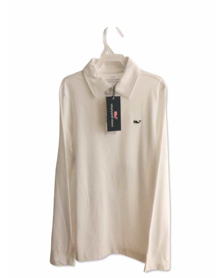 VINEYARD VINES  WHITE    KNIT LS SHIRT