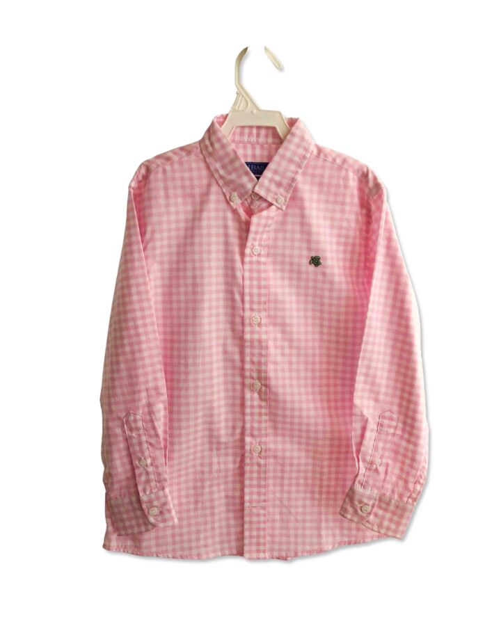 J. BAILEY  PINK  GINGHAM  DRESS SHIRT