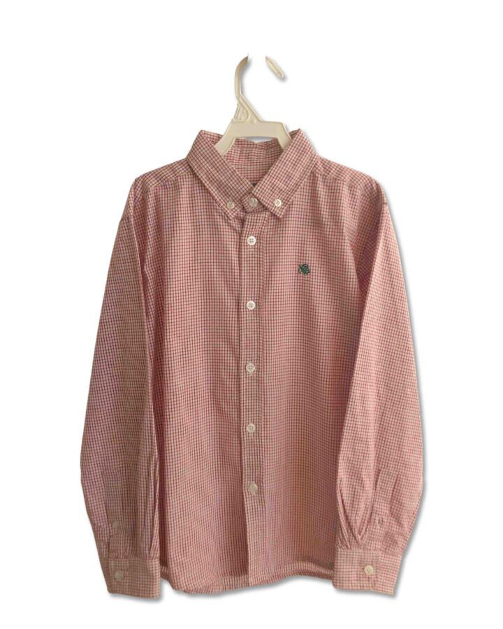 J. BAILEY  RED  WINDOWPANE  DRESS SHIRT