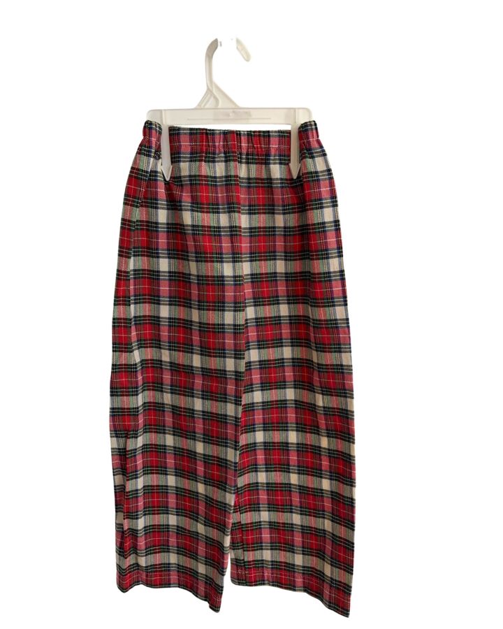 NO TAG  RED  PLAID  PANTS