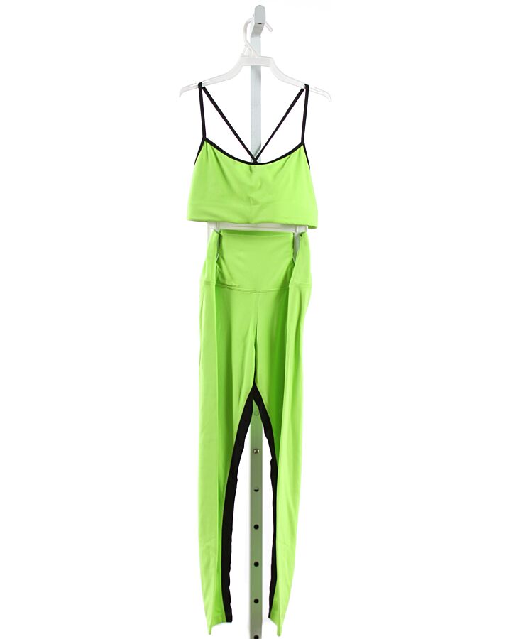 SPLITS59  LIME GREEN    2-PIECE OUTFIT