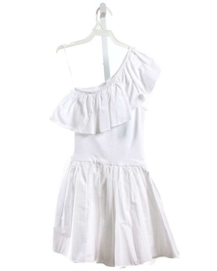 MOLO  WHITE    DRESS WITH RUFFLE