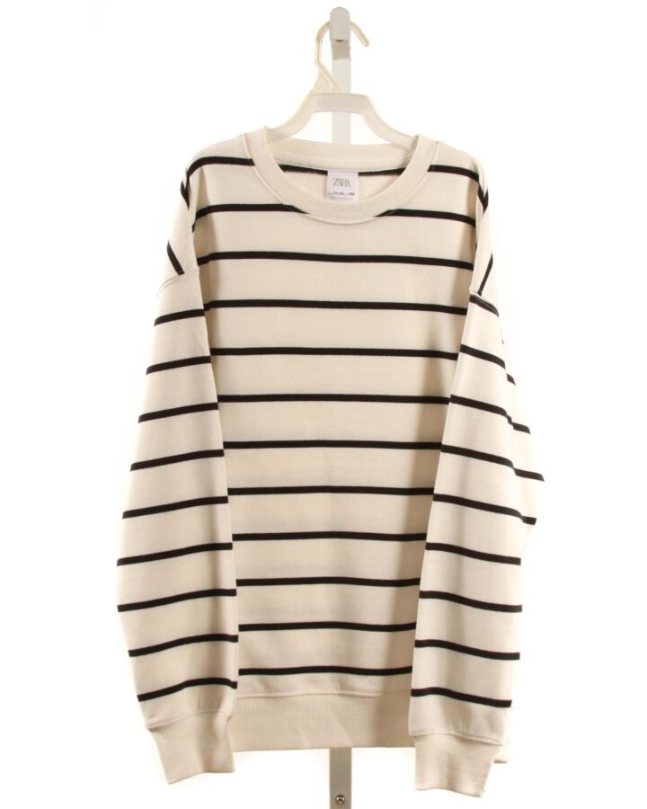 ZARA  BLACK  STRIPED  PULLOVER