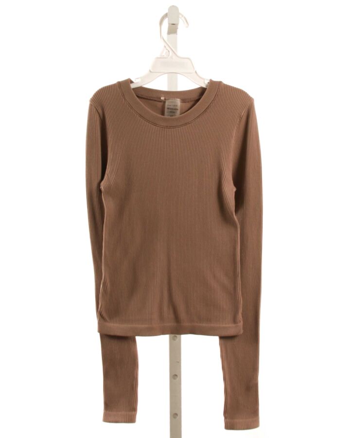 ARITZIA  BROWN    KNIT LS SHIRT