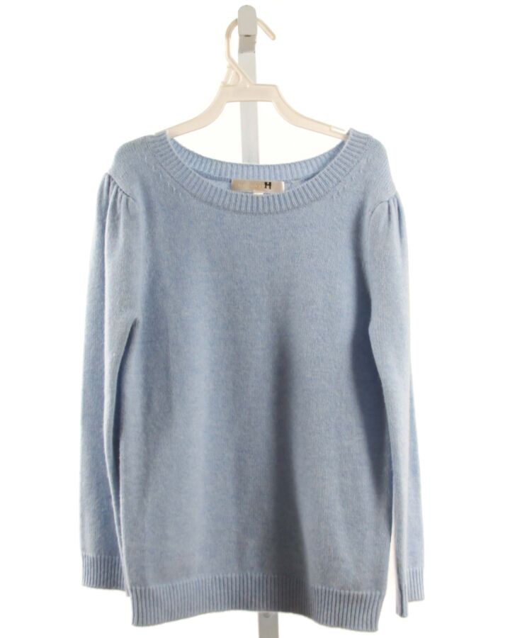 LOVESHACKFANCY  LT BLUE WOOL   SWEATER