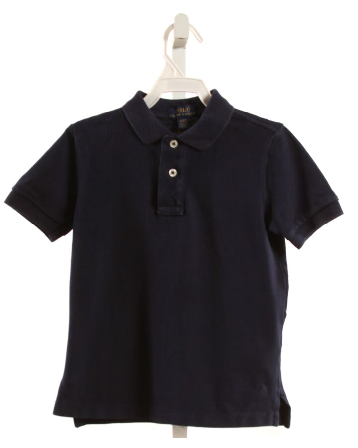 POLO BY RALPH LAUREN  NAVY PIQUE   KNIT SS SHIRT
