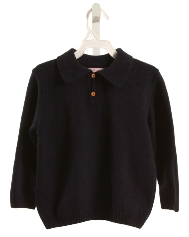 LA COQUETA  NAVY WOOL   SWEATER