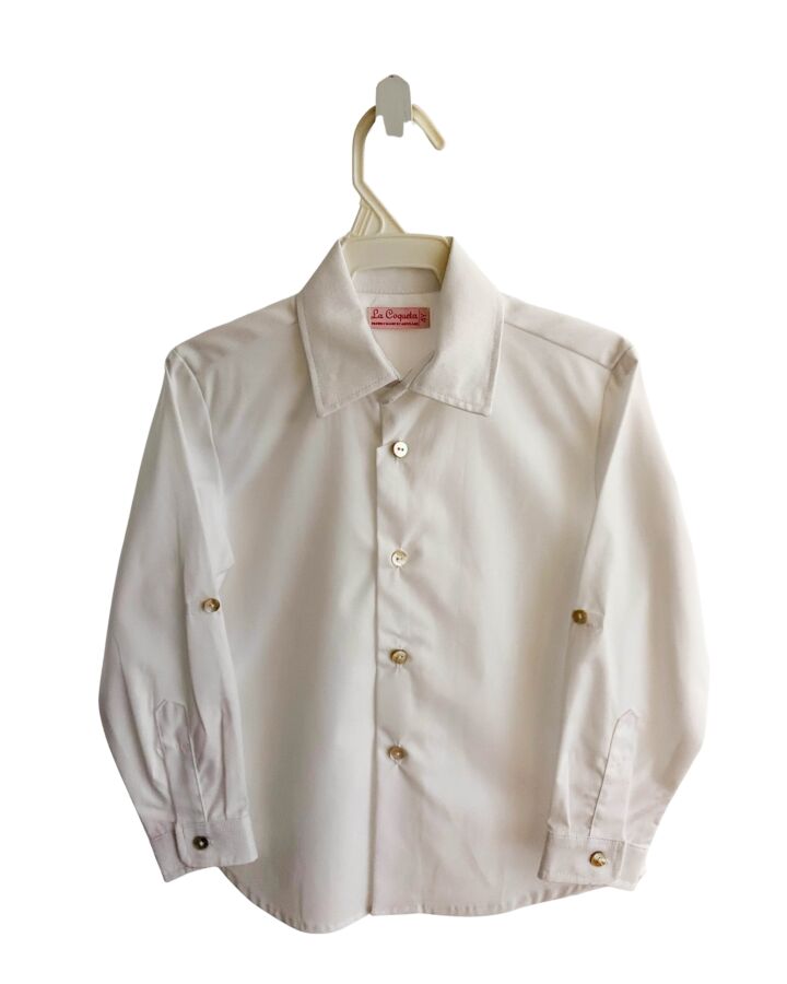 LA COQUETA  WHITE    DRESS SHIRT