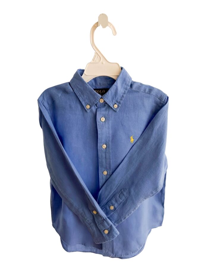 POLO BY RALPH LAUREN  BLUE    DRESS SHIRT