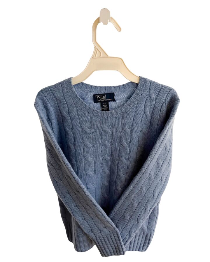 POLO BY RALPH LAUREN  BLUE    SWEATER