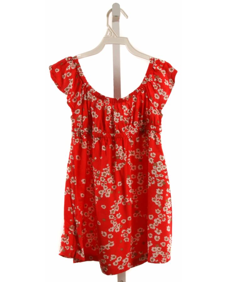 ROXY  RED  FLORAL  DRESS