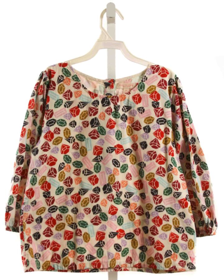 PINK CHICKEN  MULTI-COLOR   PRINTED DESIGN SHIRT-LS