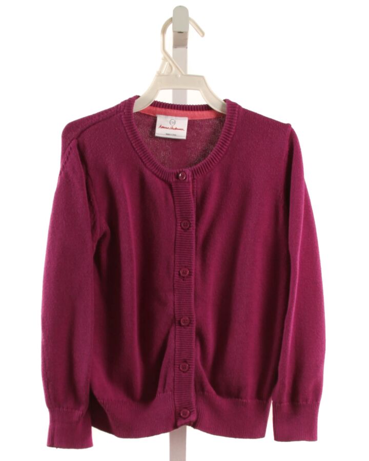 HANNA ANDERSSON  PURPLE    CARDIGAN