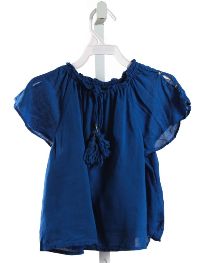 VELVETEEN  ROYAL BLUE    SHIRT-SS