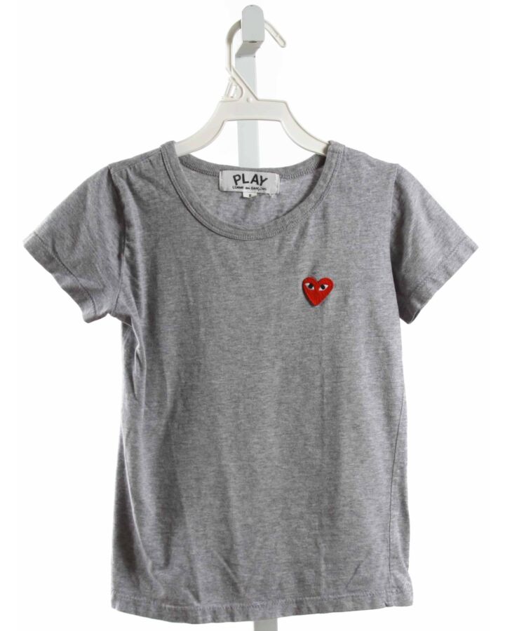 COMME DES GARCONS  GRAY   APPLIQUED T-SHIRT