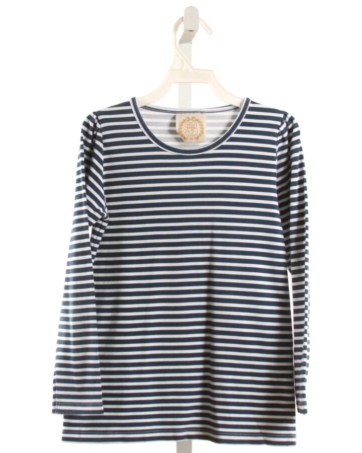 THE BEAUFORT BONNET COMPANY  BLUE KNIT   KNIT LS SHIRT