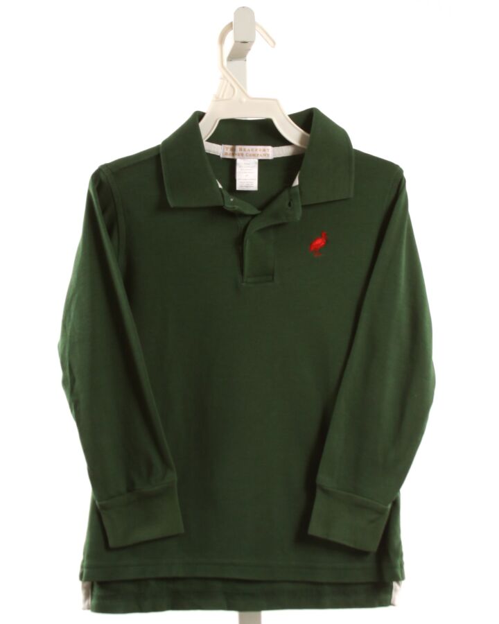 THE BEAUFORT BONNET COMPANY  GREEN    KNIT LS SHIRT