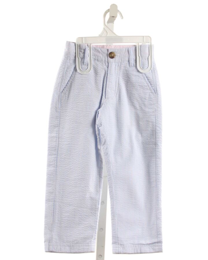 THE BEAUFORT BONNET COMPANY  BLUE SEERSUCKER   PANTS