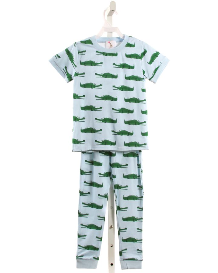 ELIZA JAMES  BLUE KNIT  PRINTED DESIGN LOUNGEWEAR