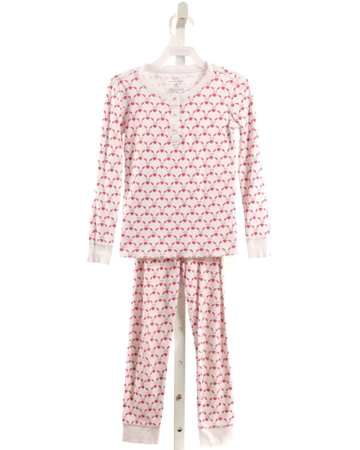 ROBERTA ROLLER RABBIT  PINK KNIT  PRINTED DESIGN LOUNGEWEAR