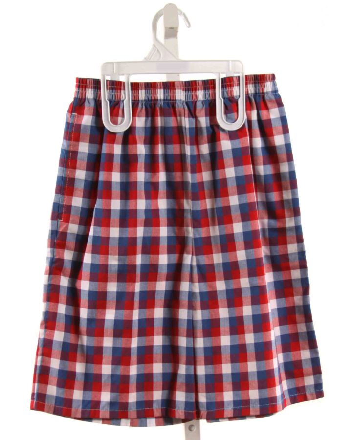 KELLY'S KIDS  MULTI-COLOR  GINGHAM  SHORTS