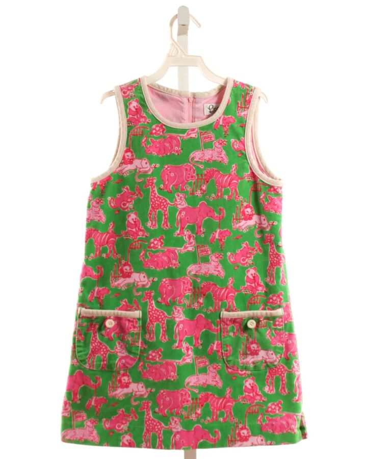 LILLY PULITZER  HOT PINK CORDUROY PRINT  DRESS