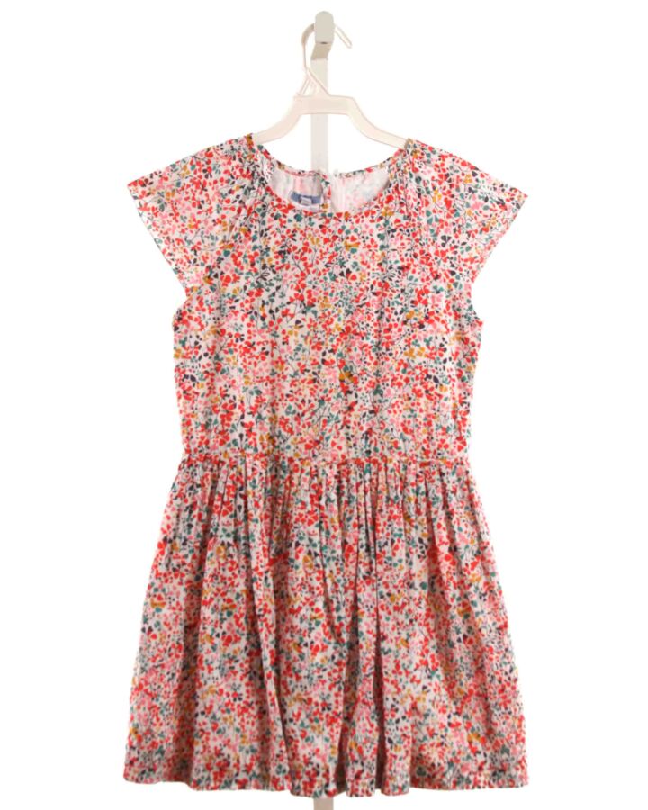 JACADI  RED  FLORAL  DRESS