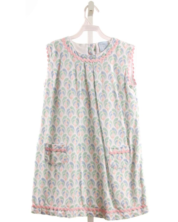 BELLA BLISS  MULTI-COLOR    KNIT DRESS WITH RIC RAC
