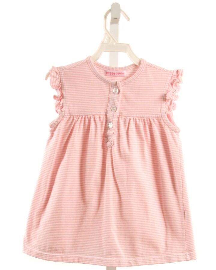 PEGGY GREEN  PINK  STRIPED  SLEEVELESS SHIRT