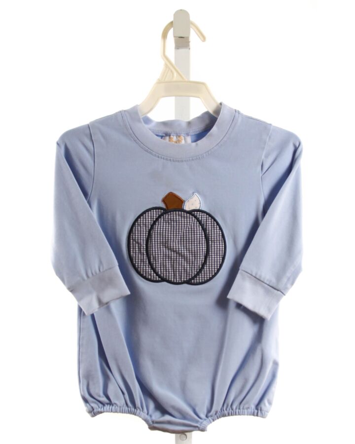 BUSY BEES SMOCKS  BLUE    KNIT LS SHIRT