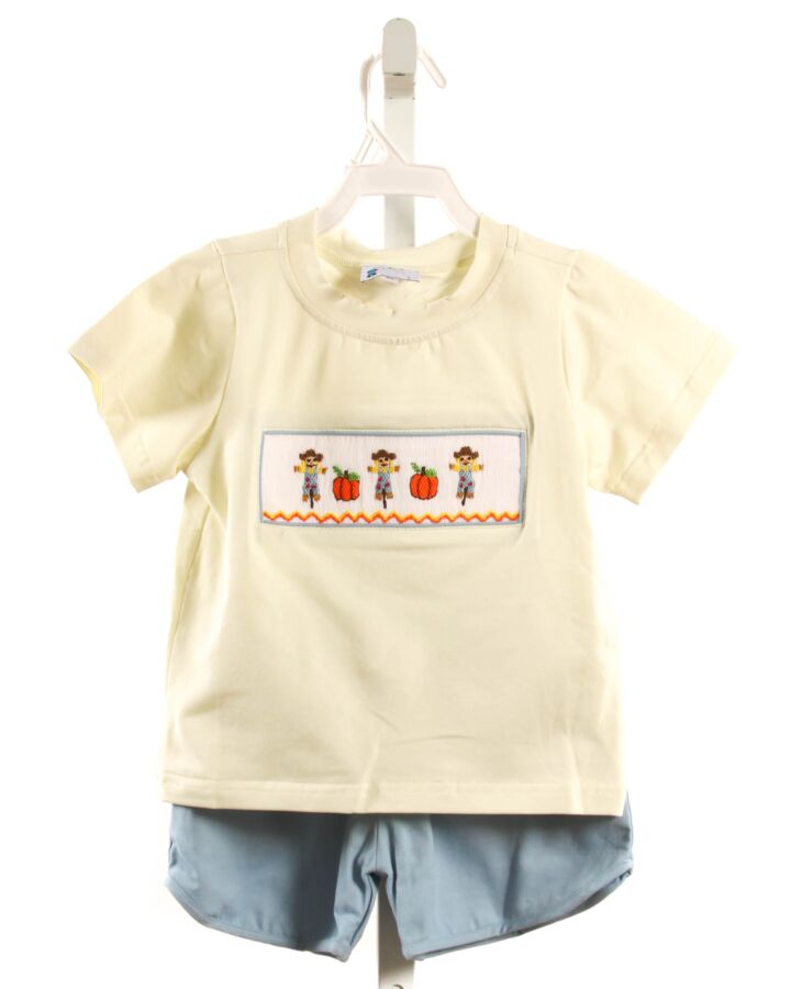 SWEET LAROSE  YELLOW   SMOCKED 2-PIECE OUTFIT